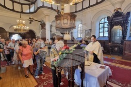 Габрово - икона на Никифор Прокажения - посрещане