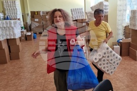 Кърджали - БЧК - раздаване на продукти