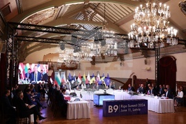 Латвия - среща на върха на Б9 в Рига - Румен Радев