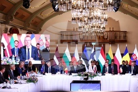 Латвия - среща на върха на Б9 в Рига - откриваща сесия