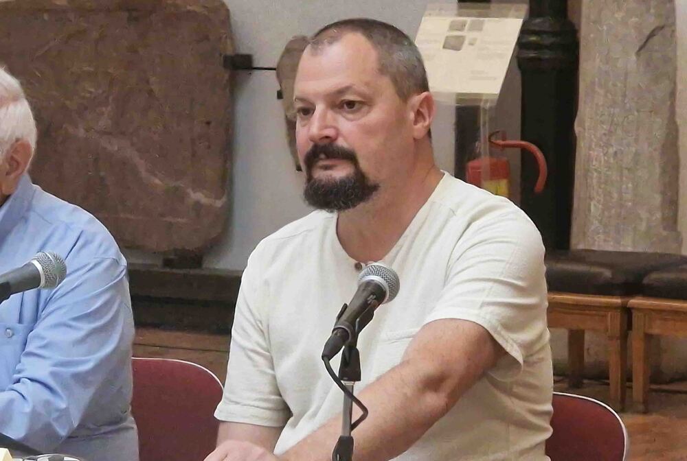 НАИМ-БАН - изложба - пресконференция - Христо Попов