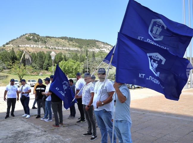 Девня - протестен митинг