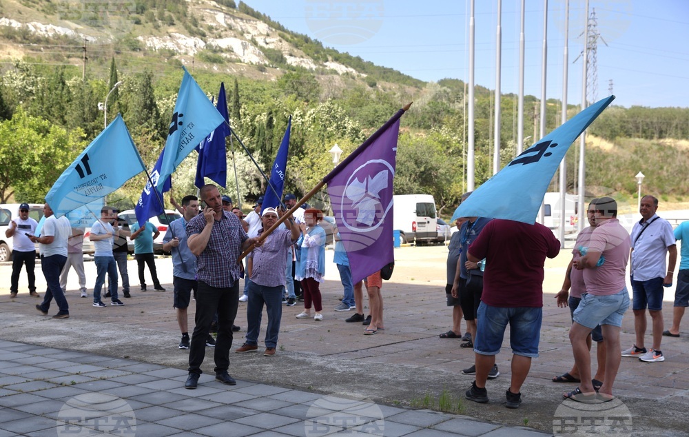 Девня - протестен митинг