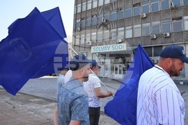 Девня - протестен митинг