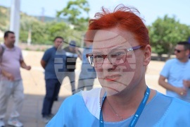 Девня - протестен митинг - Красимира Танкова