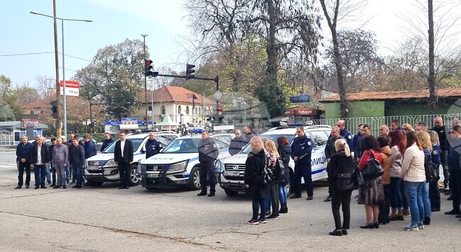 Видин - МВР - служители - едноминутно мълчание