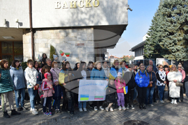 Банско - украинци - протест