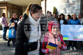 Банско - украинци - протест