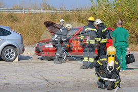 Видин - Единна спасителна система - учение