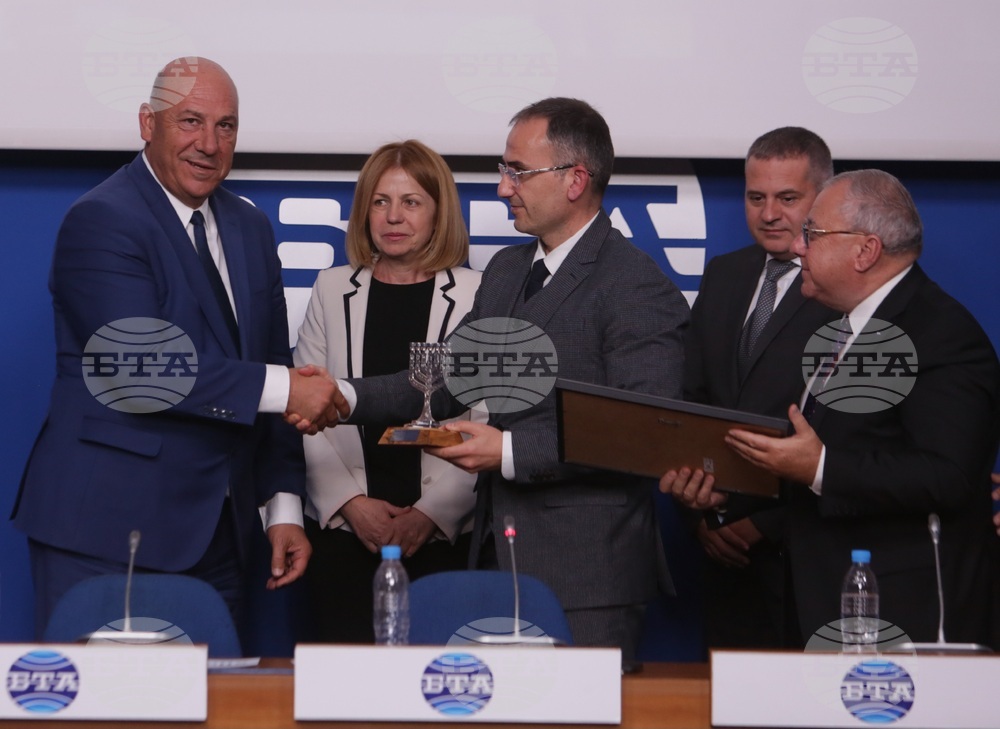 Национален пресклуб на БТА - „Ор Шел Шалом“ - награда - Община Поморие