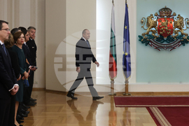 Румен Радев - Българска антарктическа експедиция - флаг