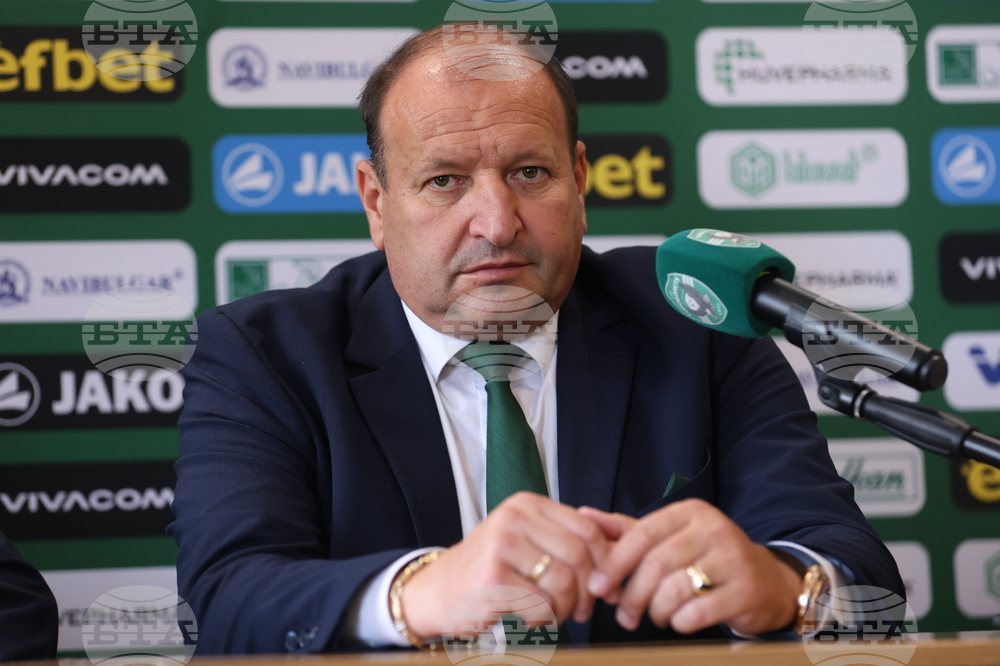 ПФК Лудогорец - пресконференция - Георги Караманджуков