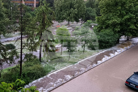 Шумен - буря - градушка