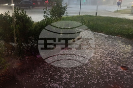 Шумен - буря - градушка