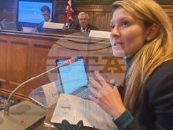 Снимка: пресофис на Цветелина Пенкова - Цветелина Пенкова във Великобритания