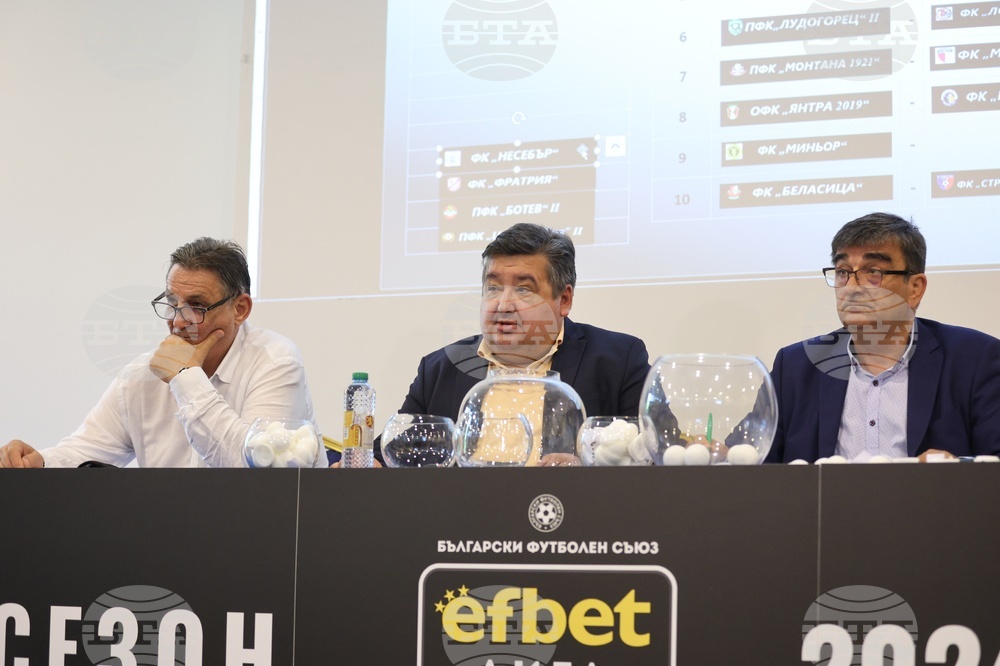 Български футболен съюз - жребий