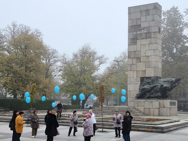 Сини балони полетяха в небето над Видин, така видинчани отбелязаха Световния ден за борба с диабета