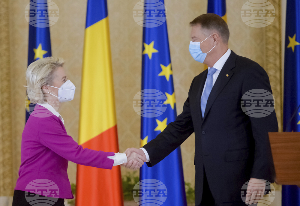 Фон дер Лайен и Йоханис обсъдиха въпроса за създаването на хуманитарен център за помощи за Украйна в Румъния