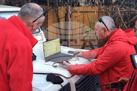 Перник - издирвателна акция - Екипи на Планинска спасителна служба