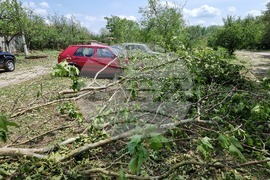 Варна - села - градушка - щети