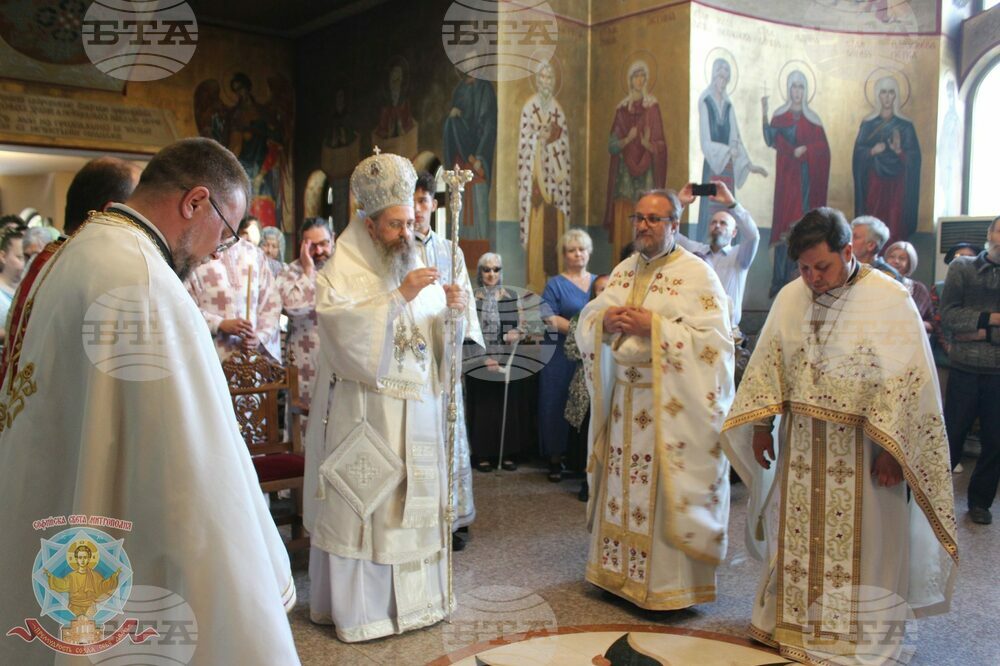 Храмов празник отбеляза столичният храм "Възнесение Господне"