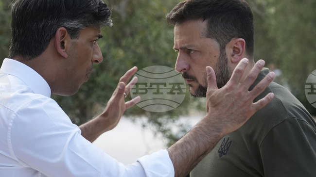 Бившият британски премиер Риши Сунак ще съветва Зеленски по въпросите на икономическото възстановяване на Украйна