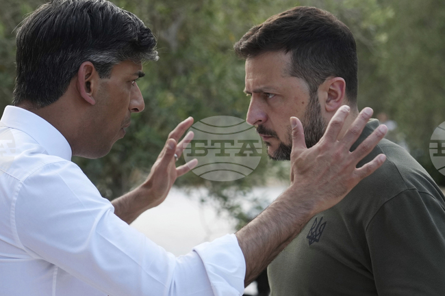 Бившият британски премиер Риши Сунак ще съветва Зеленски по въпросите на икономическото възстановяване на Украйна