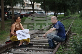 Инициатива за обществен и релсов транспорт - околовръстна железница - бдение