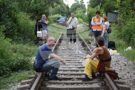 Инициатива за обществен и релсов транспорт - околовръстна железница - бдение