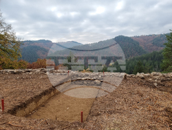 Село Храстово - крепост - разкопки 