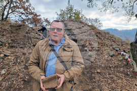 Село Храстово - крепост - разкопки 