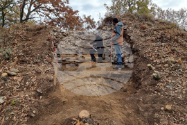 Село Храстово - крепост - разкопки