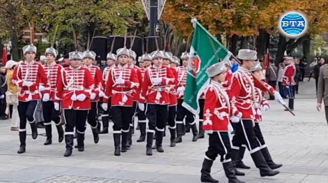 В Русе бе осветено знамето на тринадесетия ученически гвардейски отряд в страната