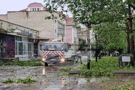 Нова Загора - градушка - щети