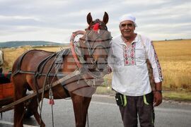 Село Пирне - жътвена кампания - откриване