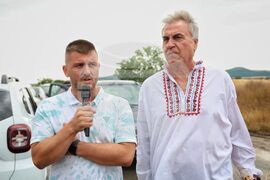 Село Пирне - жътвена кампания - откриване