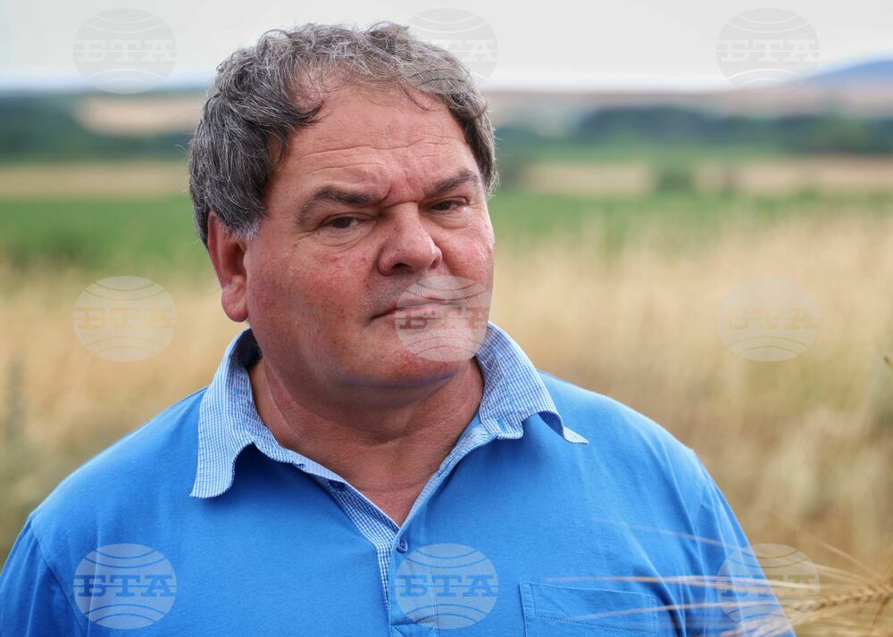 Село Пирне - жътвена кампания - откриване - Манчо Железов