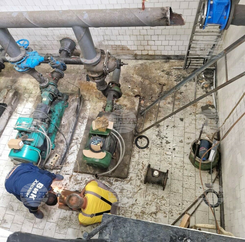 Почти половината от кварталите в Хасково преминаха на водоноски заради авария в помпена станция