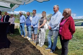 Село Белчин - къмпинг „Поларис“ - първа копка