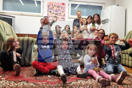 Словения - занималня - деца от българската общност