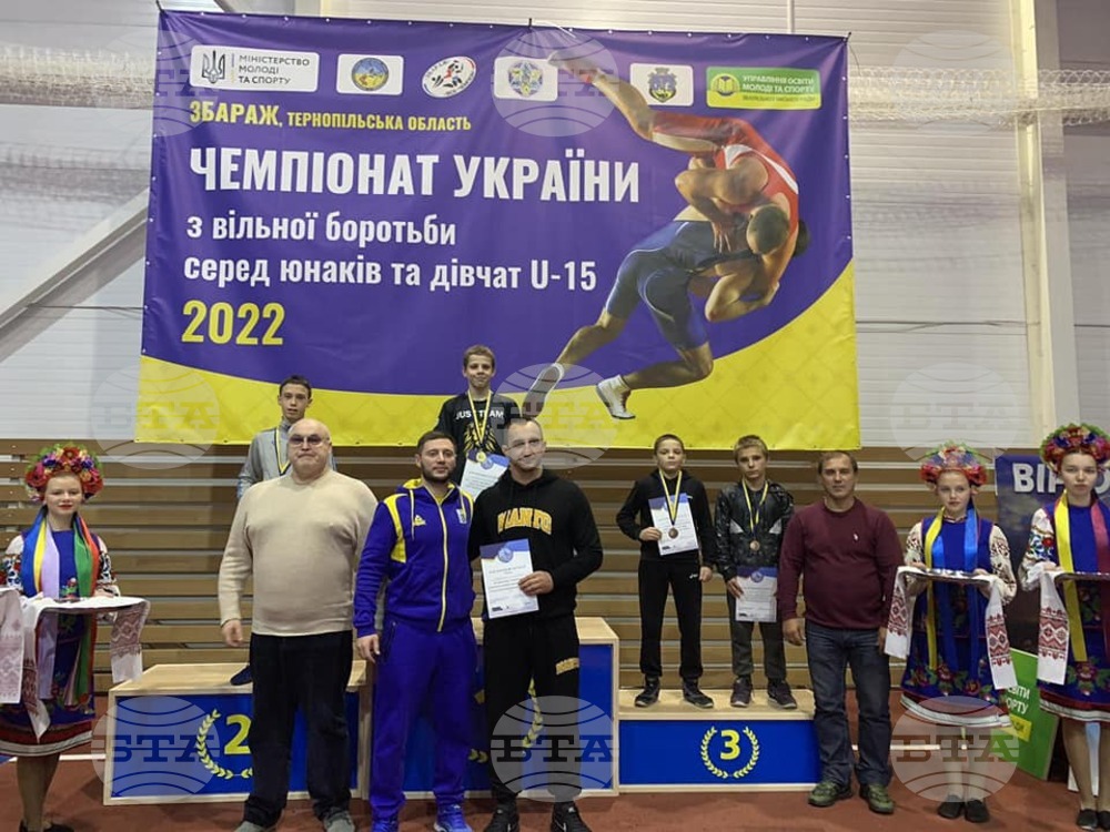 Борци от български произход от Одеска област спечелиха призови места в шампионата на Украйна