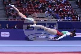 Световно първенство по скокове на батут - квалификация - жени - Христина Пенева - Мариела Пенева