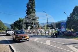 Монтана - местност Чапраза - проход Петрохан - протестиращи