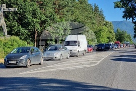 Монтана - местност Чапраза - проход Петрохан - протестиращи