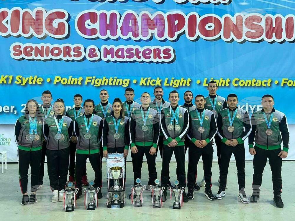 Bulgarian Kickboxers Bring Back Five Gold Medals from Kickboxing Championship in Antalya