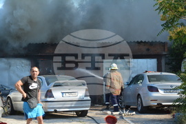 Хасково - автосервиз - пожар