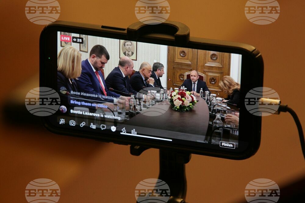 Румен Радев - „Демократична България“ - консултации