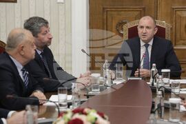 Румен Радев - „Демократична България“ - консултации