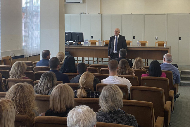  Благоевград - Иван Гешев - работна среща