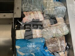 Снимка: Апелативна прокуратура – Бургас - РП - Ямбол - задържани 1 милион евро на ГКПП Лесово